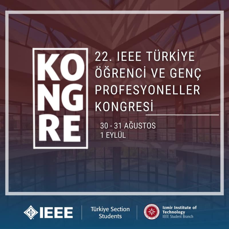 22. IEEE Türkiye Öğrenci ve Genç Profesyoneller Kongresi için kapak görseli