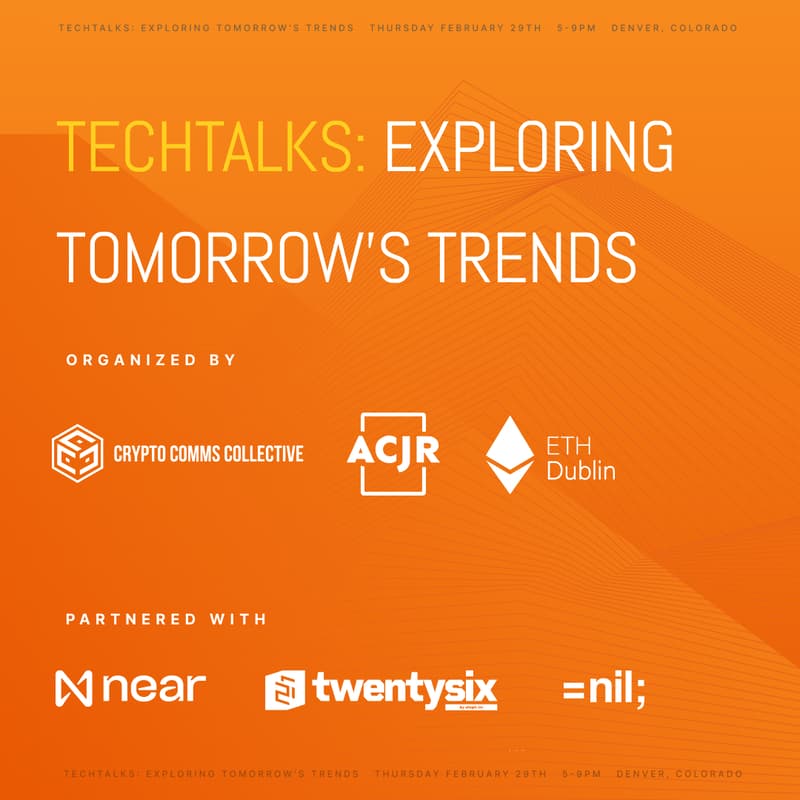 Cover Image for ACJR<>CCC Presents TechTalks: Exploring Tomorrow's Trends