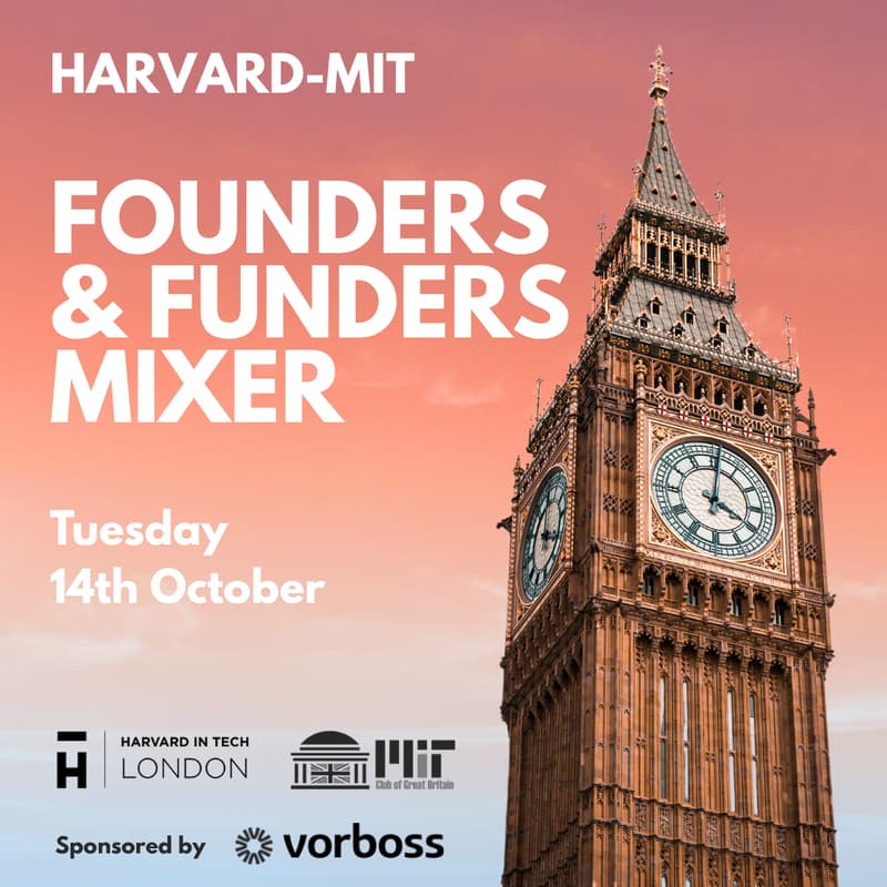 Cover Image for Harvard-MIT Founders and Funders London Mixer