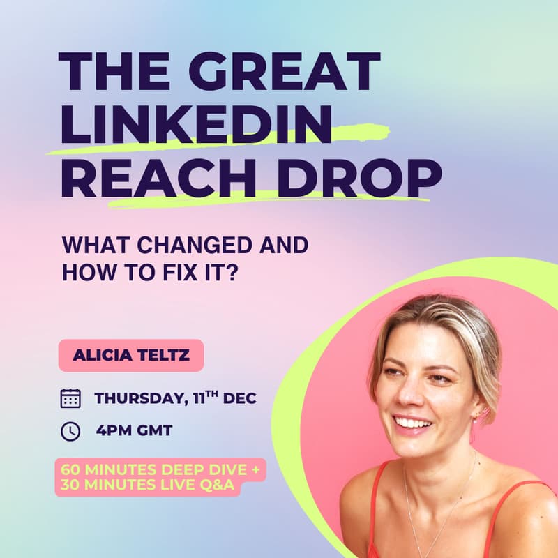 Cover Image for The Great LinkedIn Reach Drop