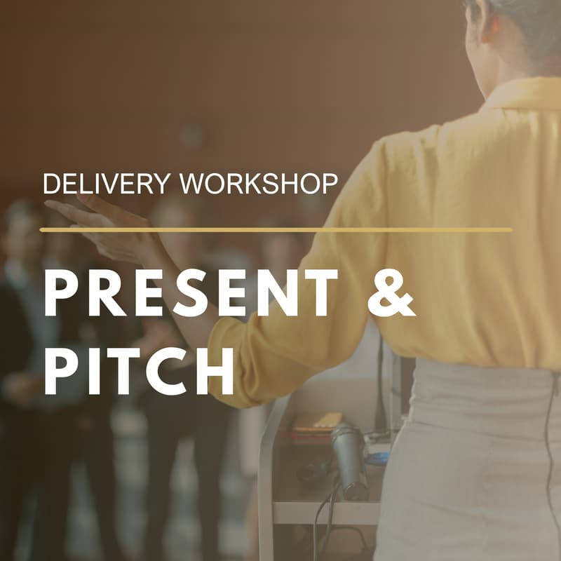 Cover Image for PRESENT & PITCH Monthly Workshop