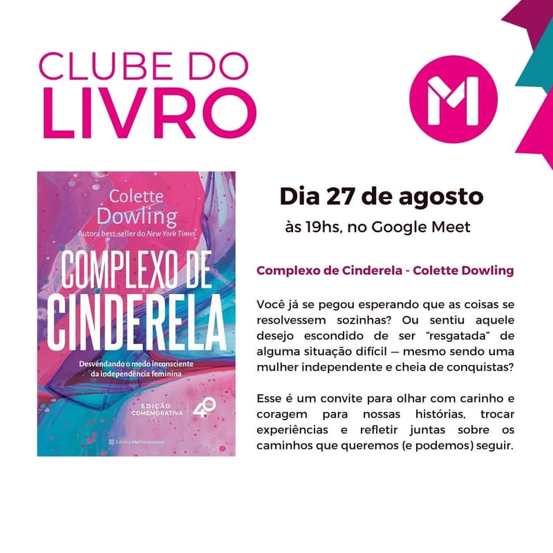 Imagem de capa para Clube do Livro: Complexo de Cinderela