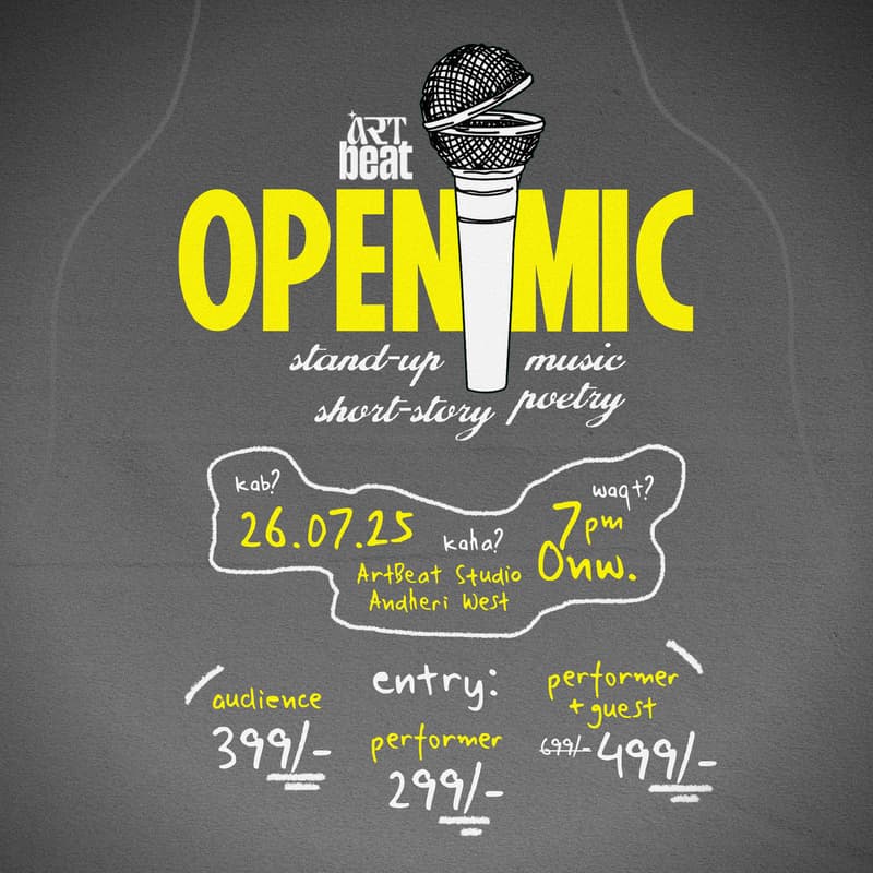 Cover Image for Open Mic at/ ArtBeat Studios