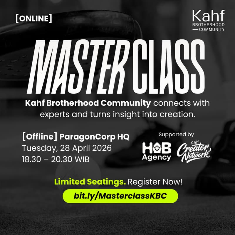 Cover Image for [ONLINE] Master Class Kahf Brotherhood Community