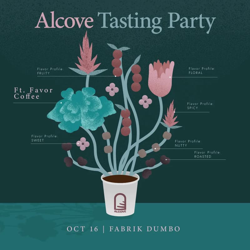 Cover Image for Alcove Tasting Party feat. Favor Coffee