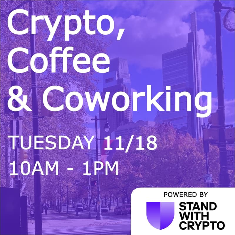 Cover Image for Crypto, Coffee & Coworking – Powered by Stand With Crypto