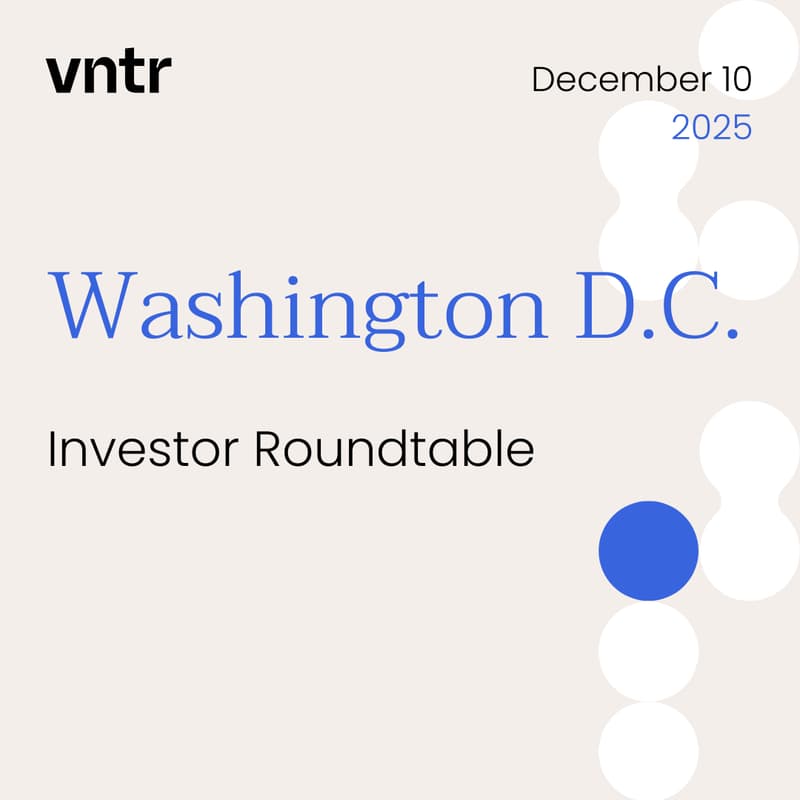 Cover Image for VNTR Investor Roundtable Washington D.C.