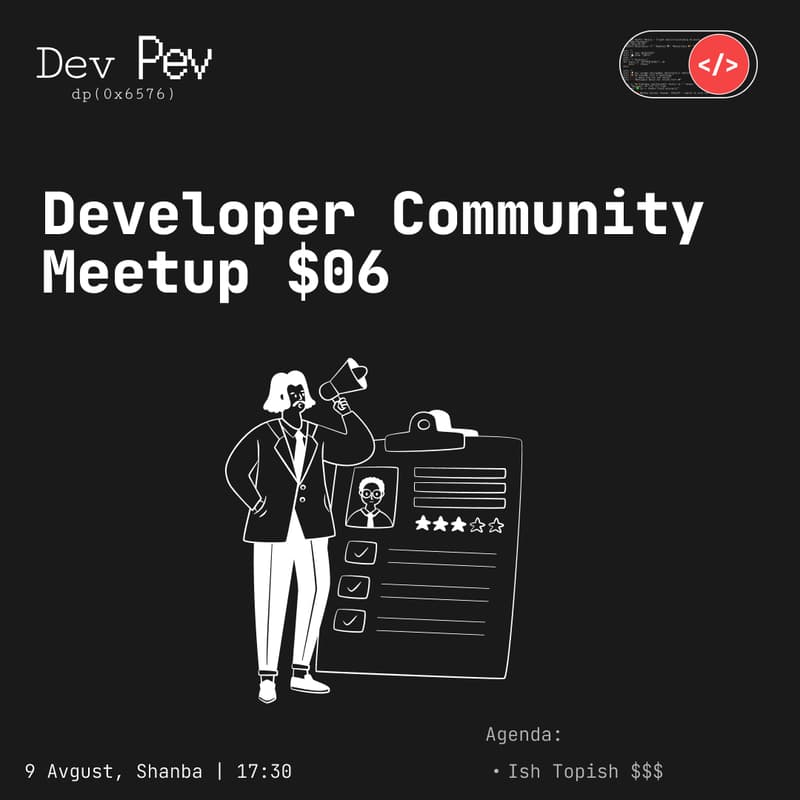 Cover Image for DevPev meetup #06