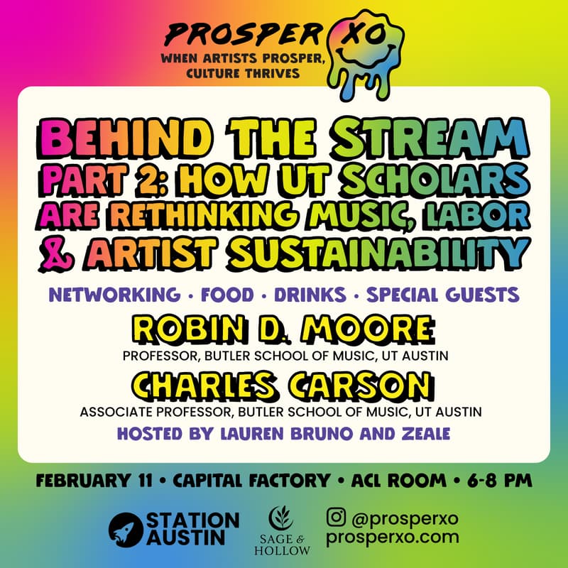 Cover Image for Behind the Stream: How UT Scholars Are Rethinking Music, Labor & Artist Sustainability - Part 2