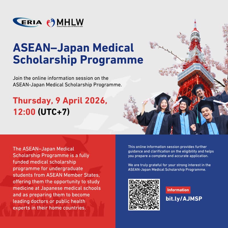 Cover Image for Online Information Session: ASEAN–Japan Medical Scholarship Programme (AJMSP)