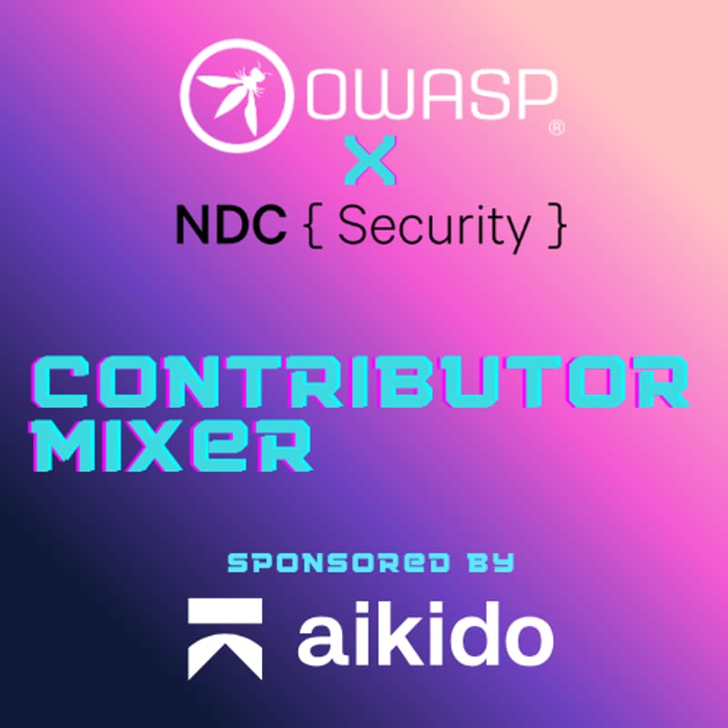 Cover Image for OWASP Contributor Mixer sponsored by Aikido