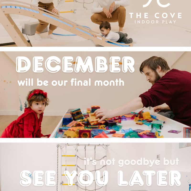 Cover Image for 💛 A Special Announcement from The Cove -December: Our Final Month in Our Current Space… and a Month of Celebration, Gratitude & Community