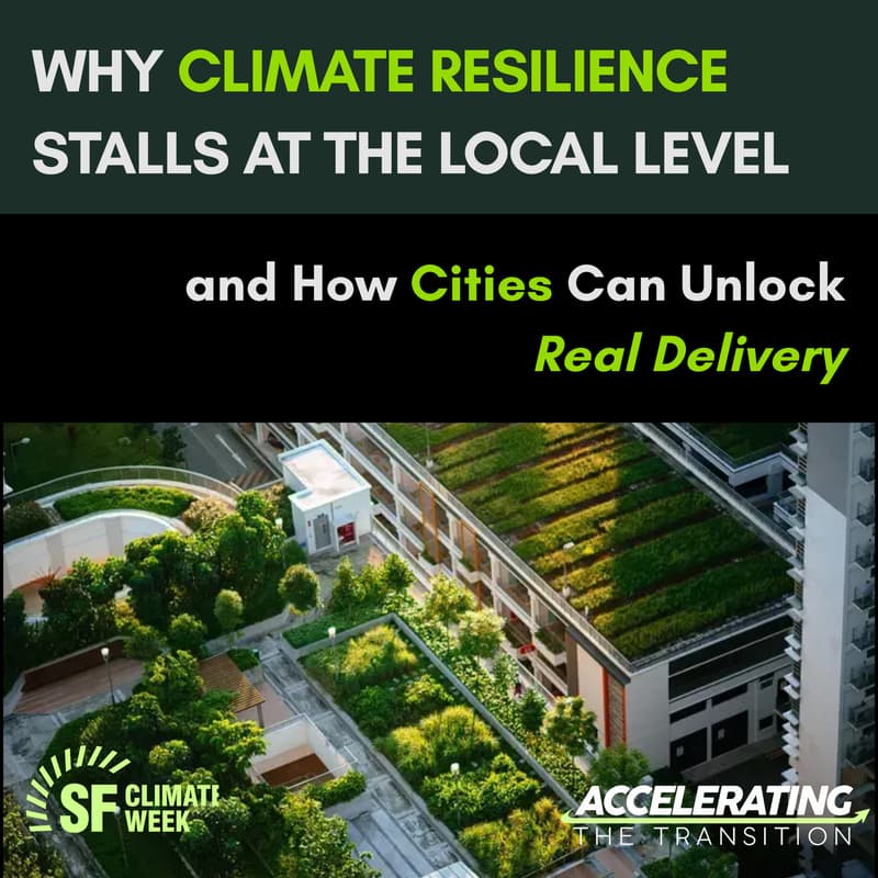 Cover Image for Why Climate Resilience Stalls at the Local Level, and How Cities Can Unlock Real Delivery