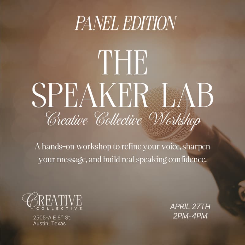 Cover Image for The Speaker Lab | Workshop