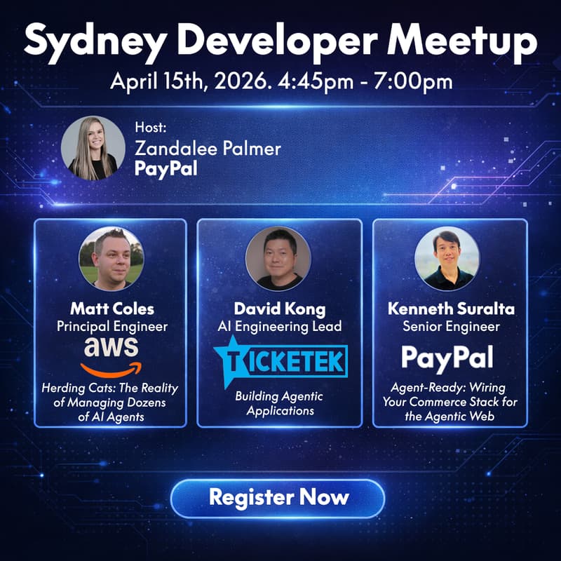 Cover Image for PayPal: Developer Meetup (Sydney)