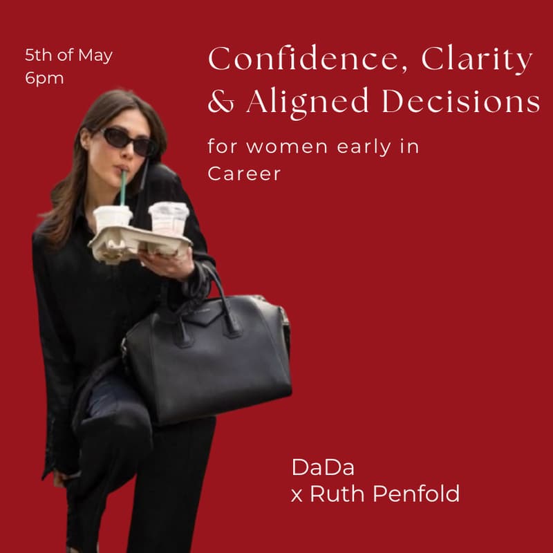 Cover Image for Online workshop: Unicef x TED Talk Speaker Ruth Penfold on Confidence, Clarity & Aligned Decisions for Women Early in Career