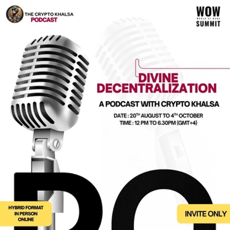 Cover Image for Divine Decentralization: A Podcast with Crypto Khalsa