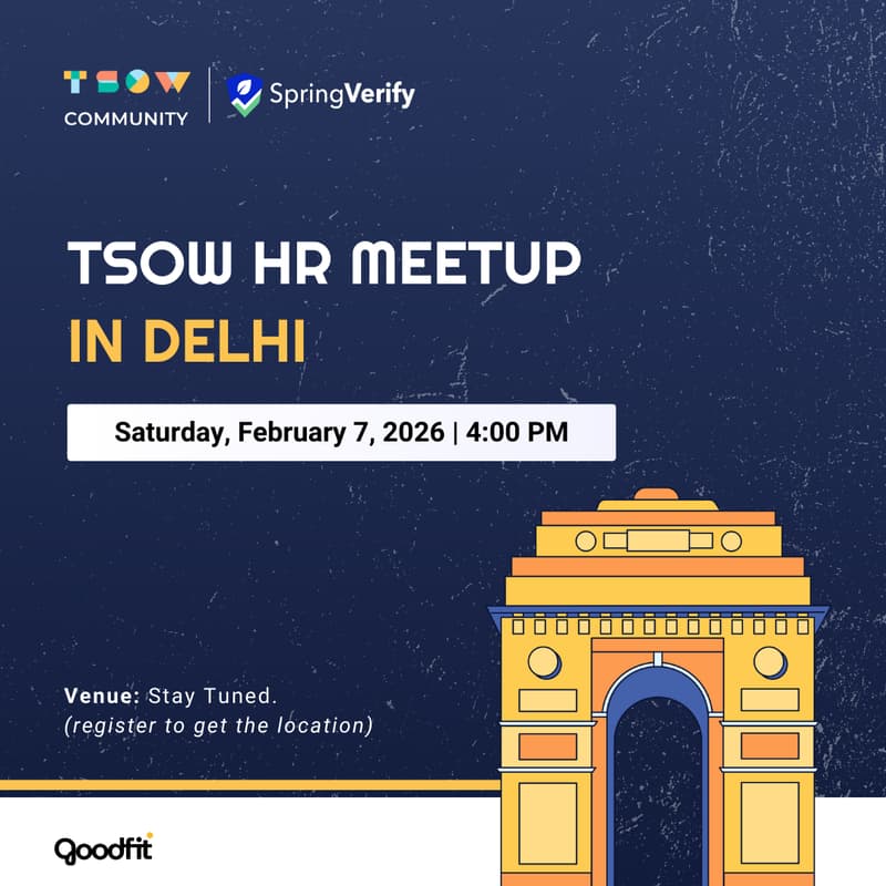 Cover Image for TSOW HR Meetup in Delhi