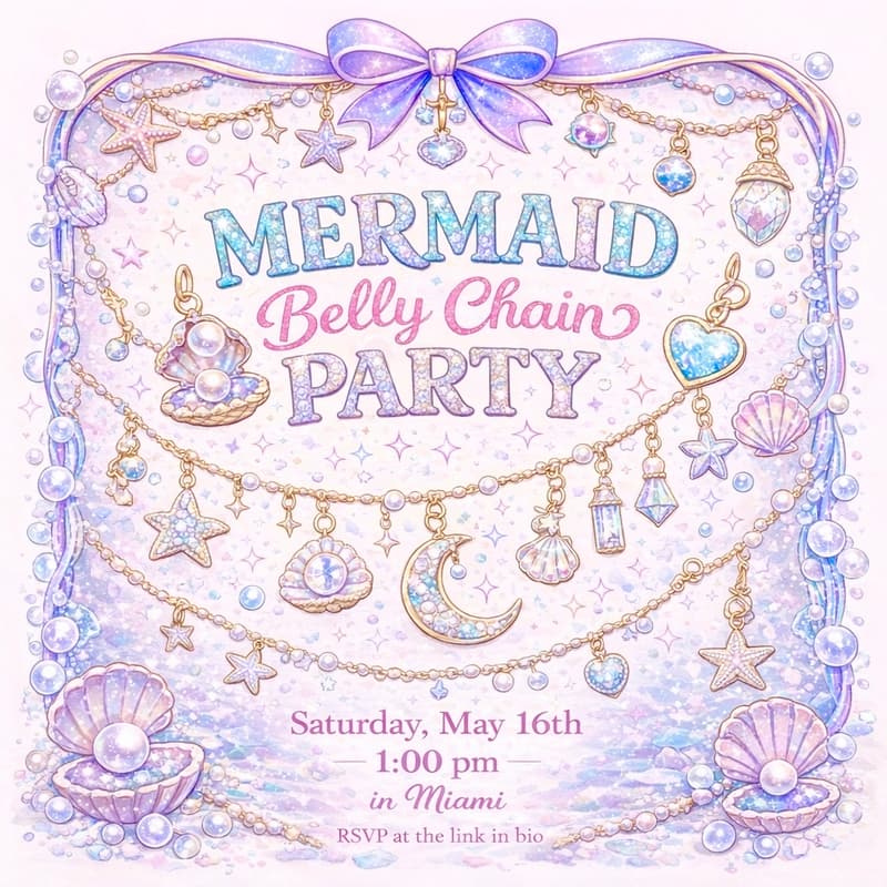 Cover Image for Mermaid Belly Chain Party ๐ง๐ปโโ๏ธโจ