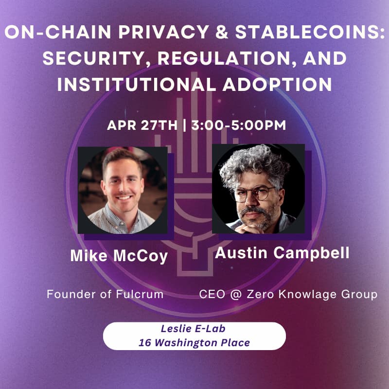 Cover Image for On-Chain Privacy & Stablecoins: Security, Regulation, and Institutional Adoption