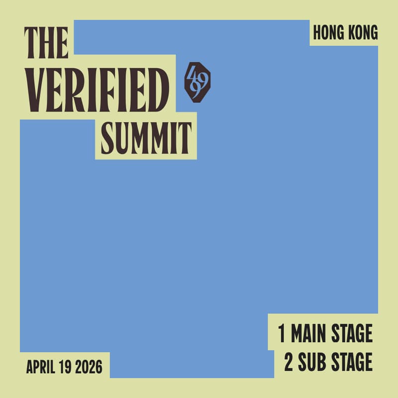 Cover Image for The Verified Summit by 499 @Hong Kong 2026