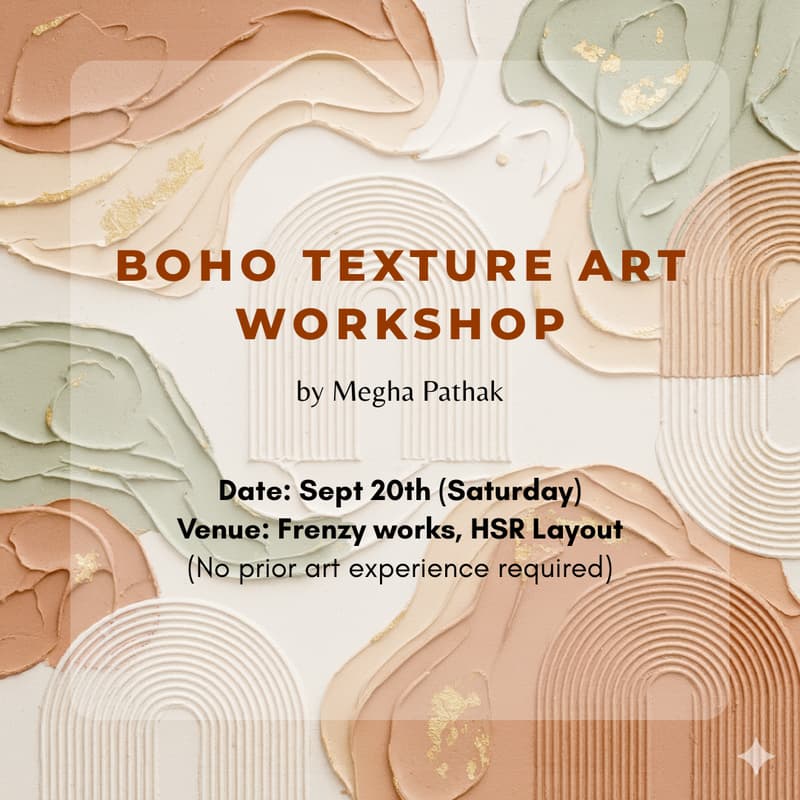 Cover Image for Boho Texture Art Workshop