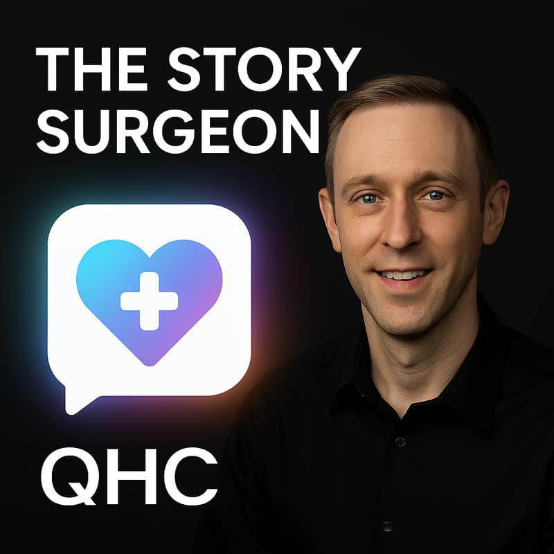 Cover Image for QHC Presents - The Story Surgeon: How Dr. David Hindin Built 65K+ Followers Across Platforms While Transforming Healthcare Innovation