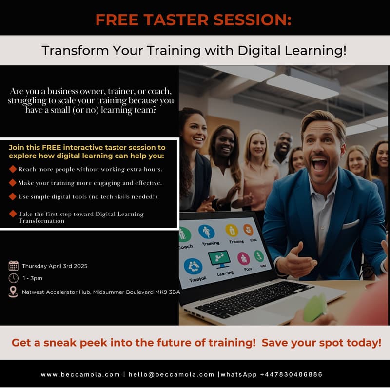 Cover Image for Transform Your Training with Digital Learning!