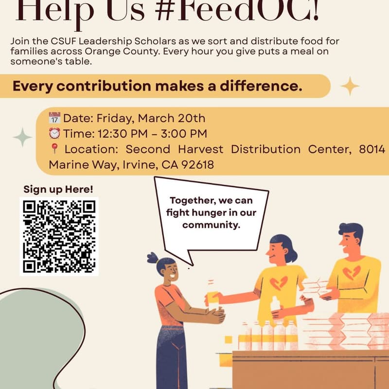 Cover Image for Volunteer Opportunity: Second Harvest Food Bank of Orange County