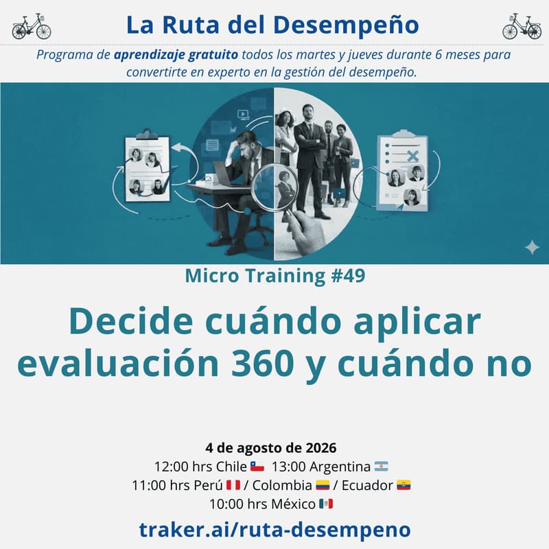 Cover Image for MicroTraining #49 Decide cuándo aplicar evaluación 360 y cuándo no