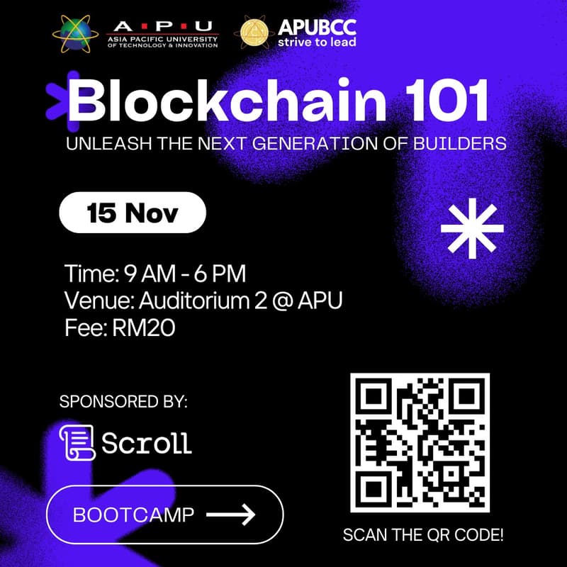 Cover Image for Blockchain 101 Bootcamp: Unleash the Next Generation of Builders