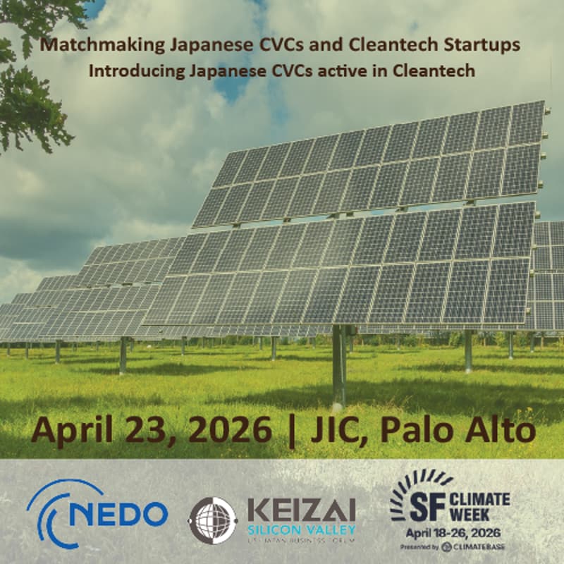 Cover Image for Matchmaking Japanese CVCs and Cleantech Startups