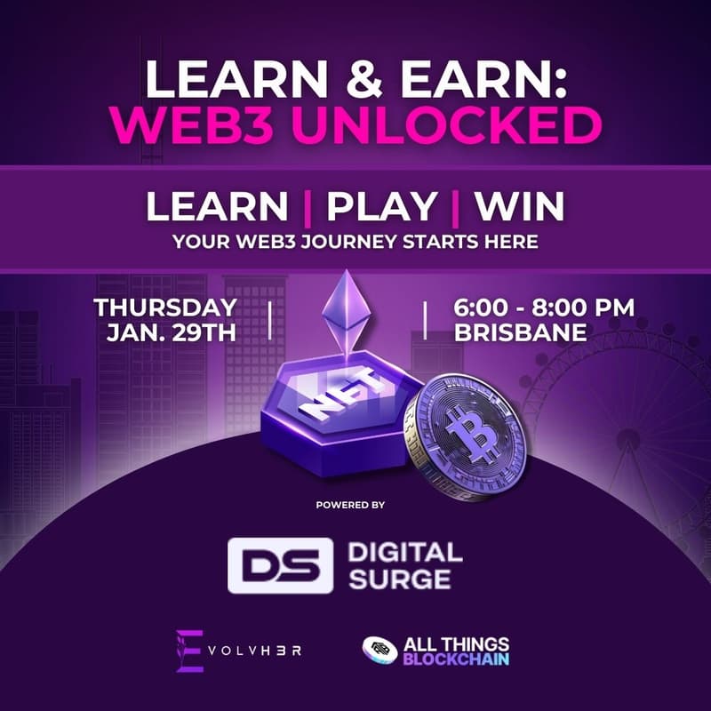 Cover Image for Learn & Earn: Web3 Unlocked | Brisbane Edition