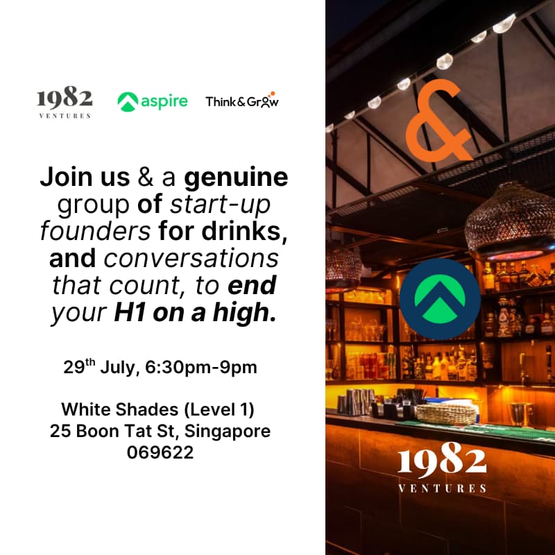 Cover Image for H2 Kickoff with Think & Grow x Aspire x 1982 Ventures