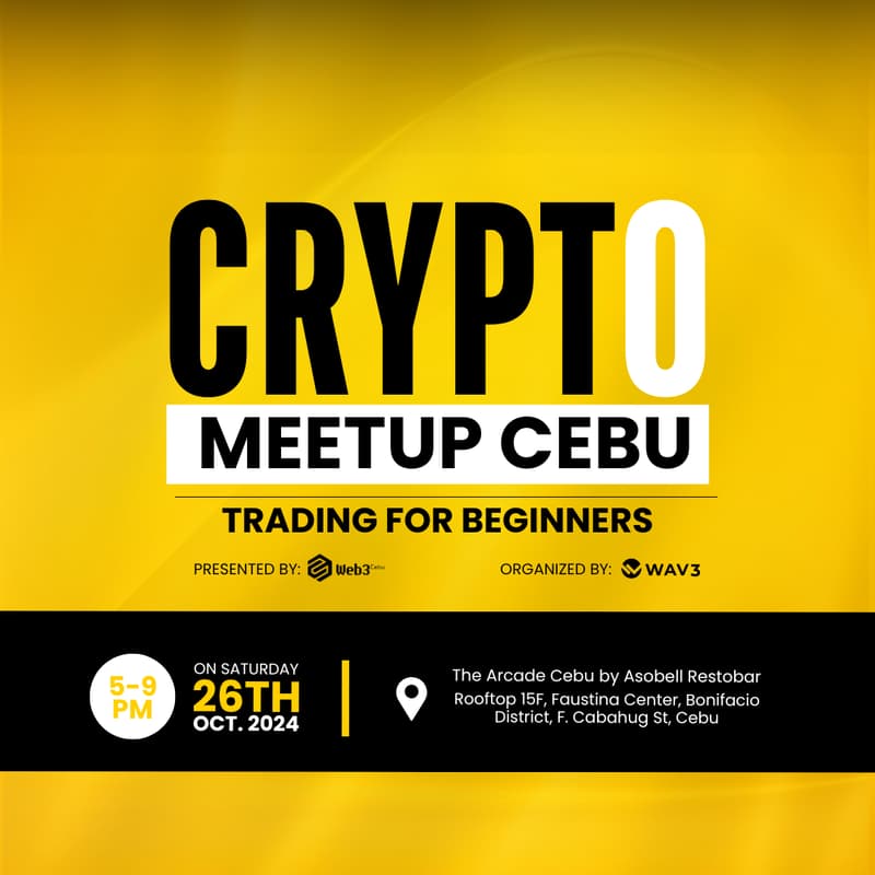 Cover Image for Crypto Meetup Cebu: Trading for Beginners