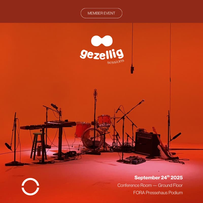 Cover Image for FORA x Gezellig Sessions