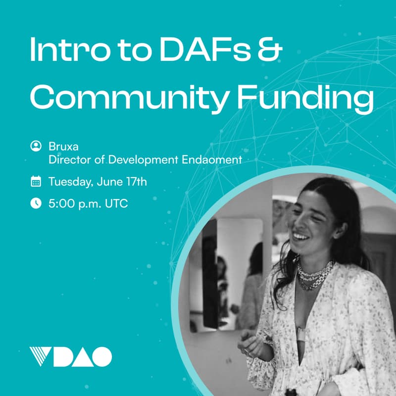 Cover Image for X Spaces "Intro to DAFs & Community Funding"