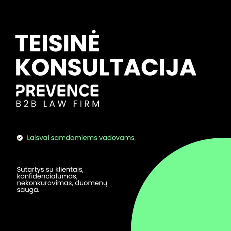 Cover Image for Teisinė konsultacija laisvai samdomiems vadovams
