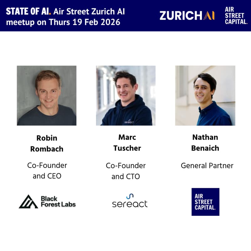 Cover Image for Air Street Zurich AI meetup