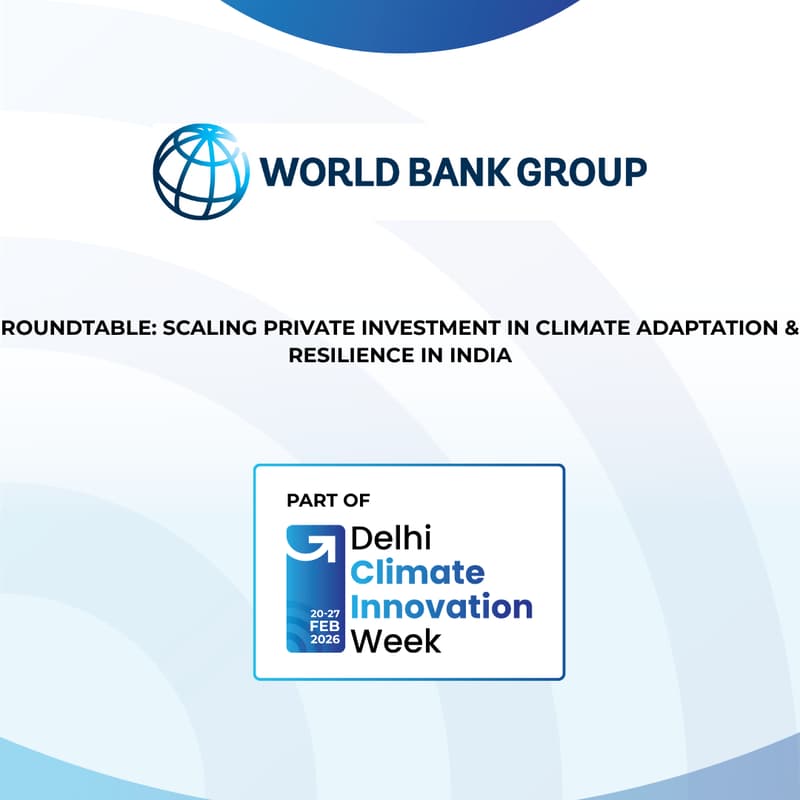 Cover Image for Roundtable: Scaling Private Investment in Climate Adaptation & Resilience in India