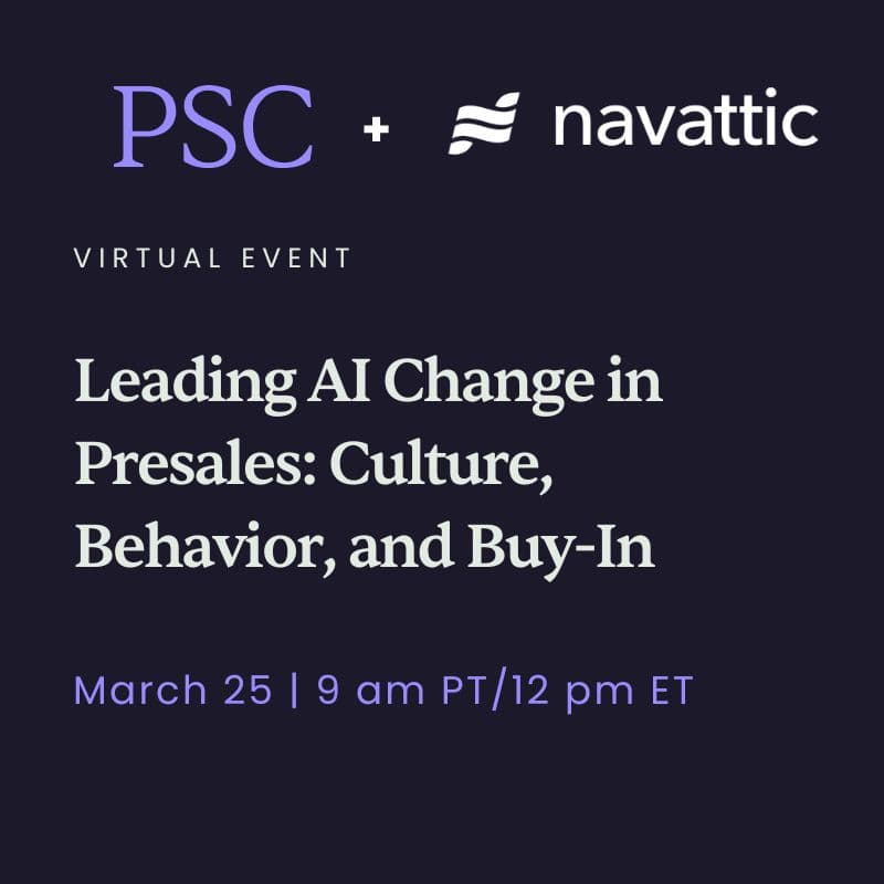 Cover Image for Leading AI Change in Presales: Culture, Behavior, and Buy-In