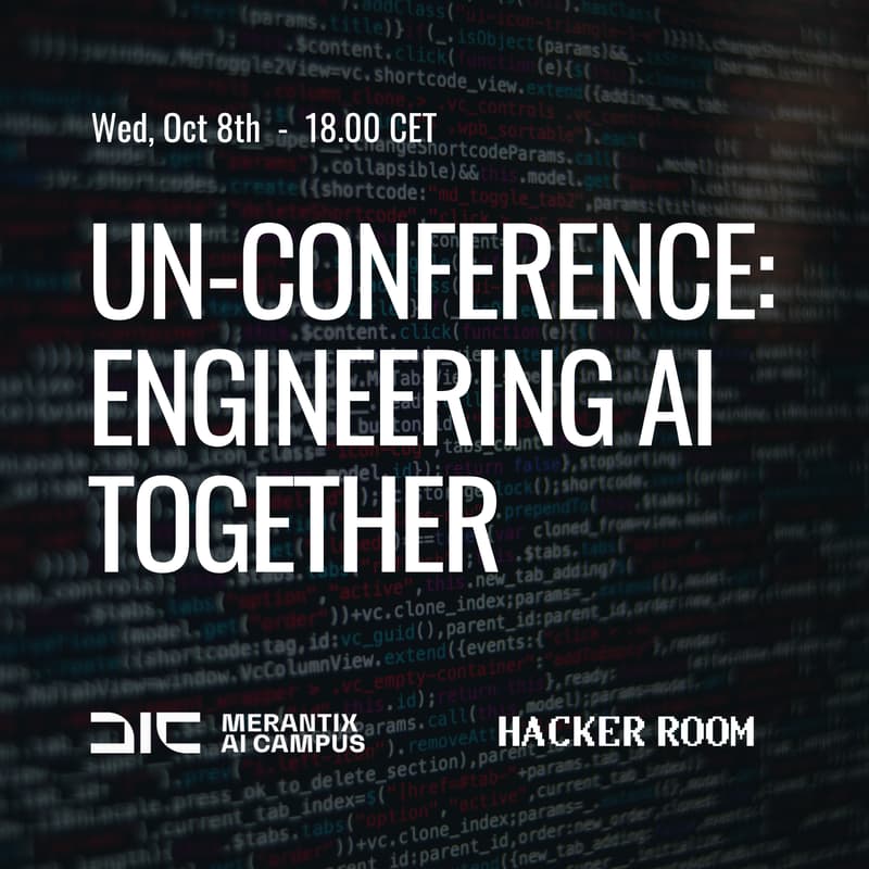 Cover Image for UN-CONFERENCE: Engineering AI Together #4