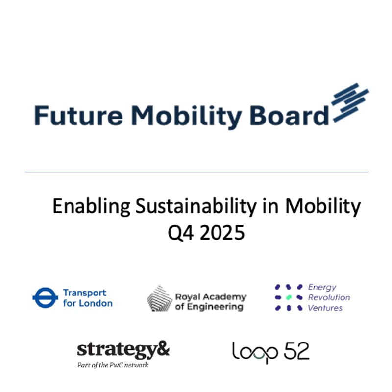 Cover Image for Enabling Sustainability in Mobility -  Future Mobility Board
