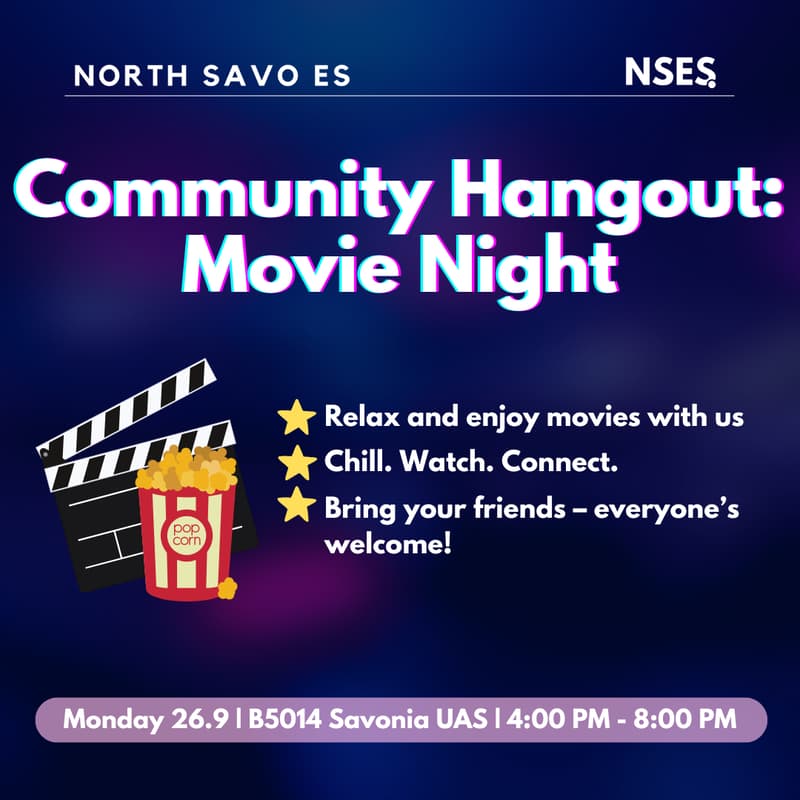 Cover Image for Community Hangout: Movie Night