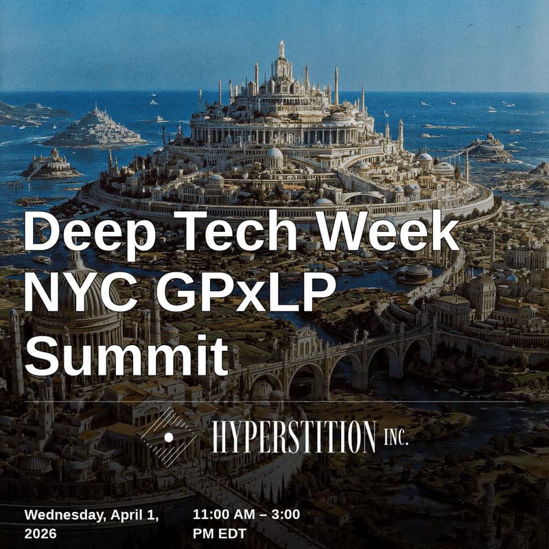 Cover Image for Deep Tech Week NYC GPxLP Summit