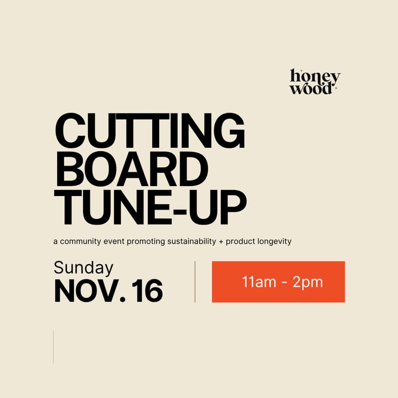Cover Image for Honeywood's Cutting Board Tune-Up