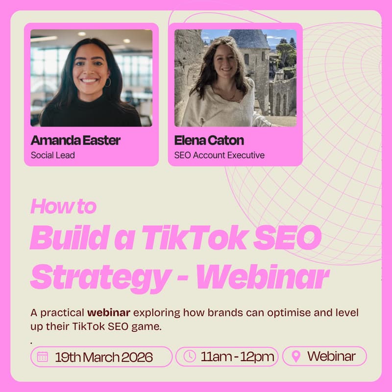 Cover Image for How to Build a TikTok SEO Strategy - WEBINAR