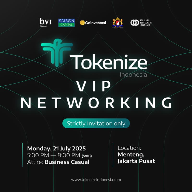 Cover Image for Tokenize Indonesia - VIP Networking