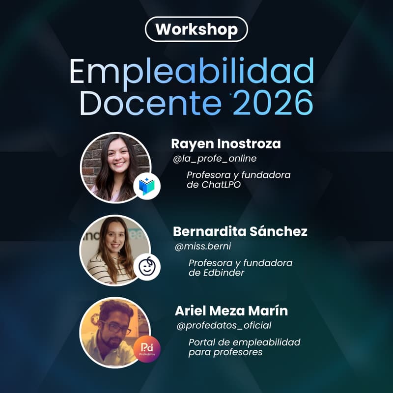 Cover Image for Workshop: Empleabilidad Docente 2026