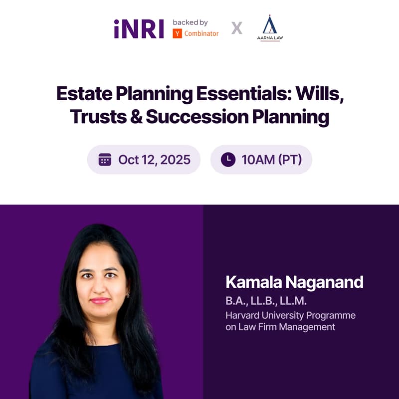 Cover Image for Estate Planning Essentials India & US: Wills, Trusts & Succession Planning